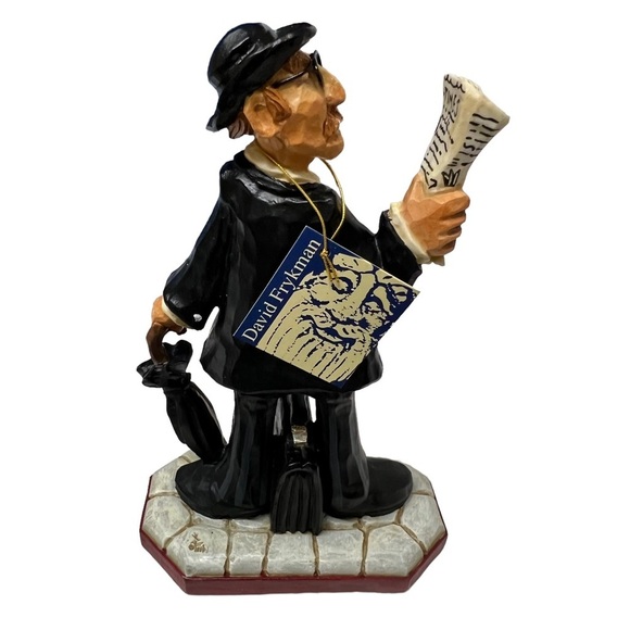 David Frykman Portfolio English Collection 2001 “Man with Briefcase” NIB - Picture 2 of 9